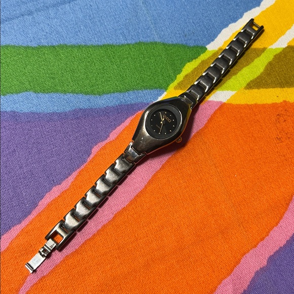 90’s Silver and Black Watch